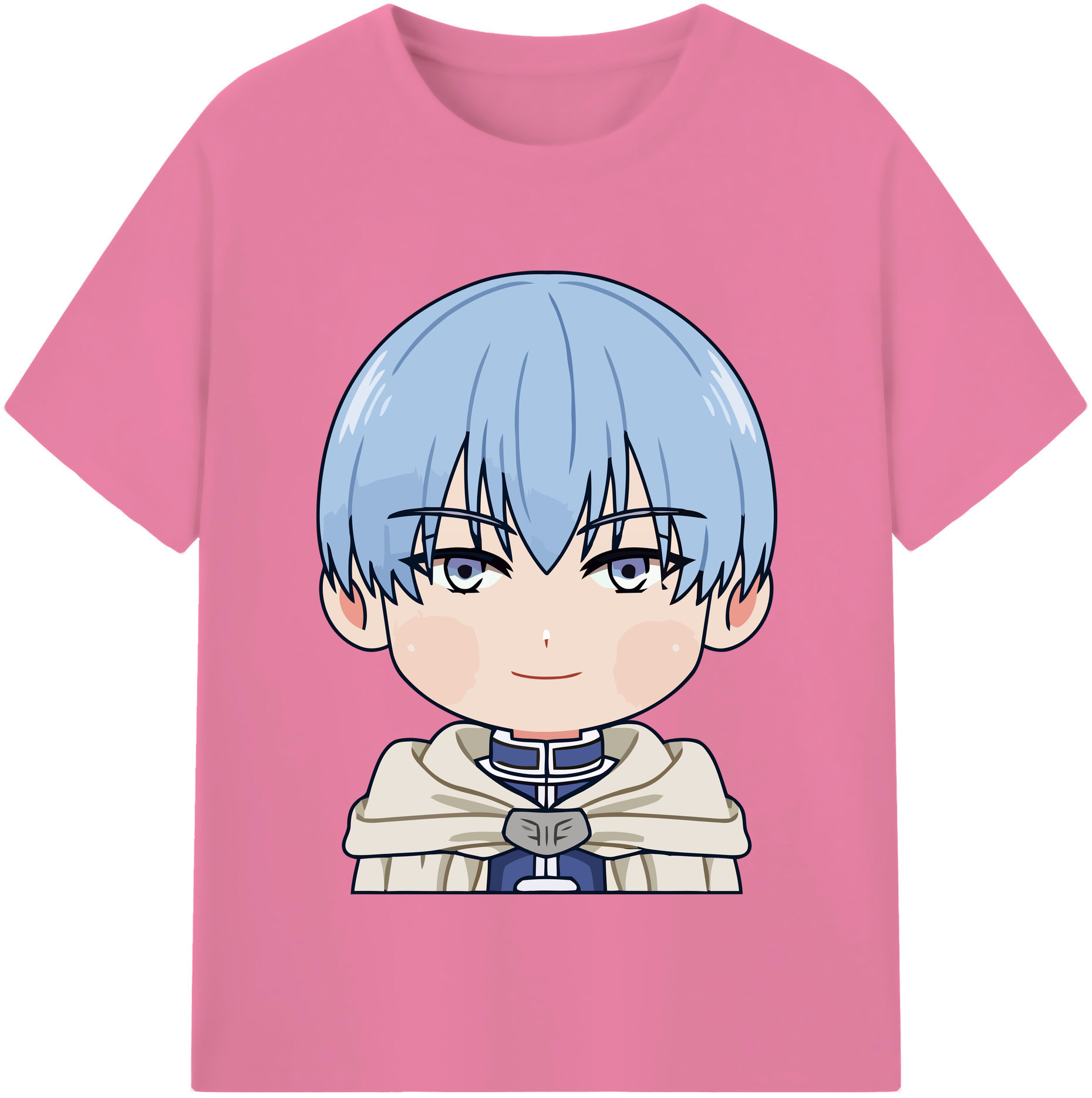 （画像用） 葬送のフリーレン Frieren 綿100％半袖Tシャツ（フロントプリント）